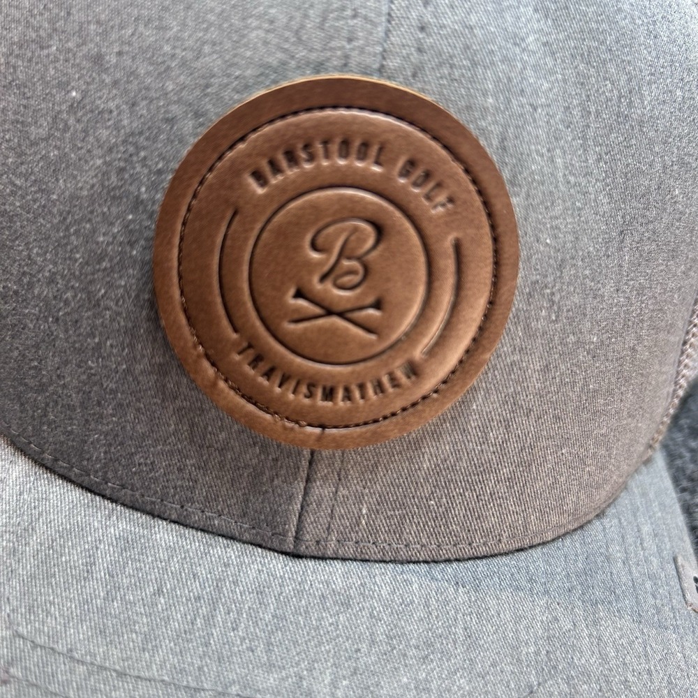 Travis Mathew Barstool Gray Flexfit Trucker Hat  Golf Casual - Picture 3 of 5